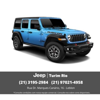 JEEP WRANGLER 2.0 TURBO GASOLINA RUBICON 4P 4X4 AT8